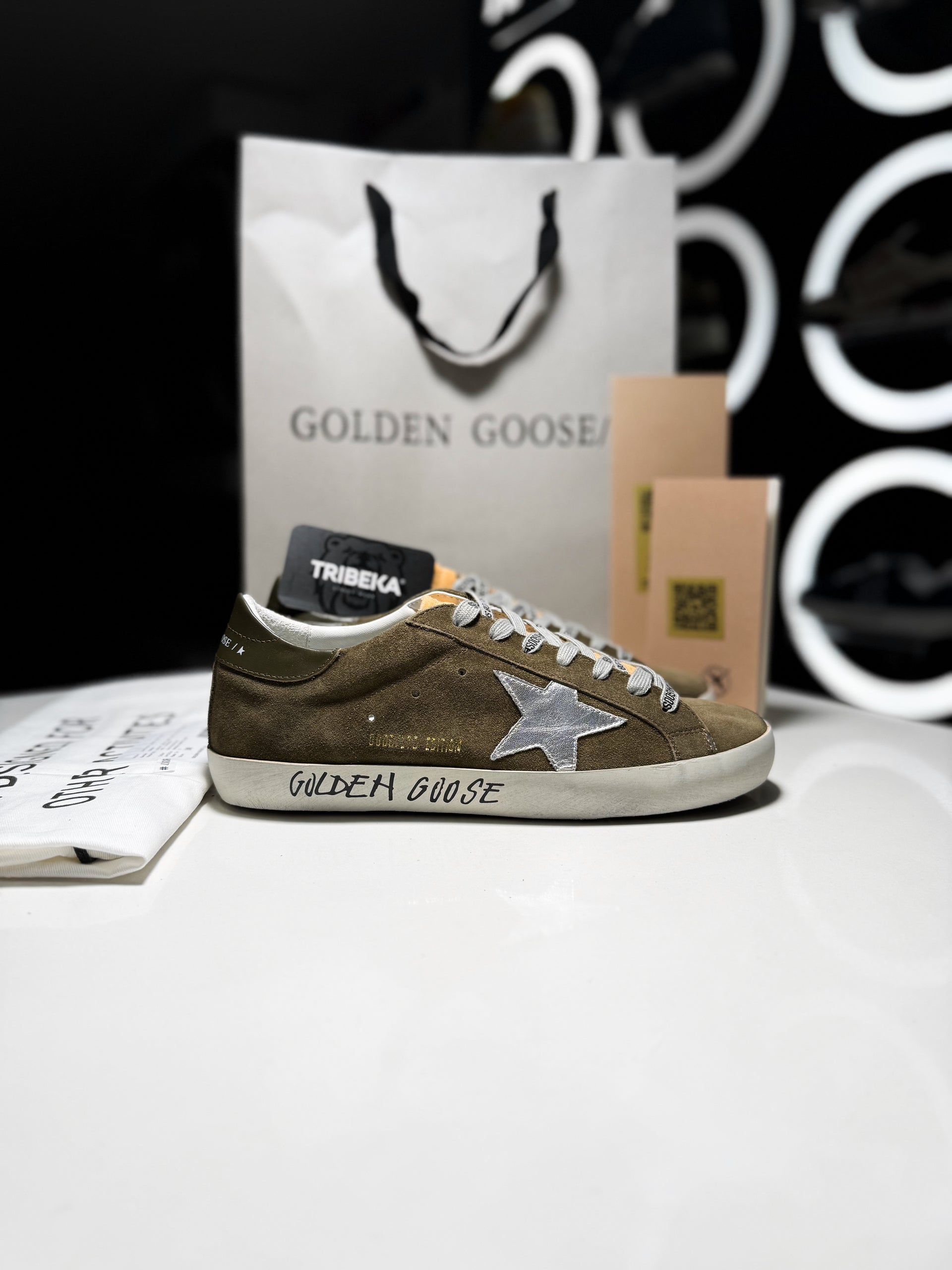 GOLDEN GOOSE LTD EDITION BROWN/GREEN