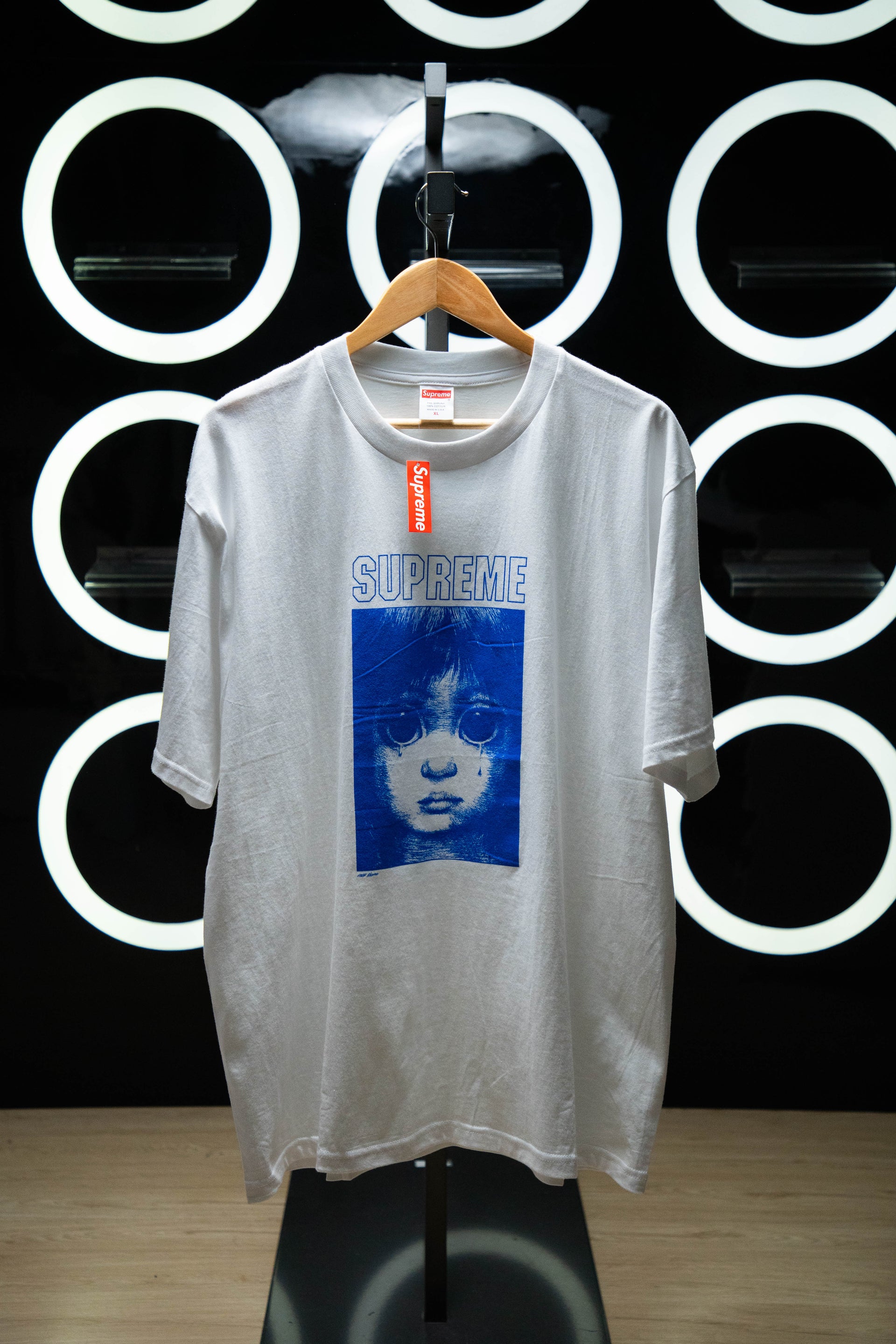 CAMISETA SUPREME MARGARET KEANE TEARDROP BLANCA SS24