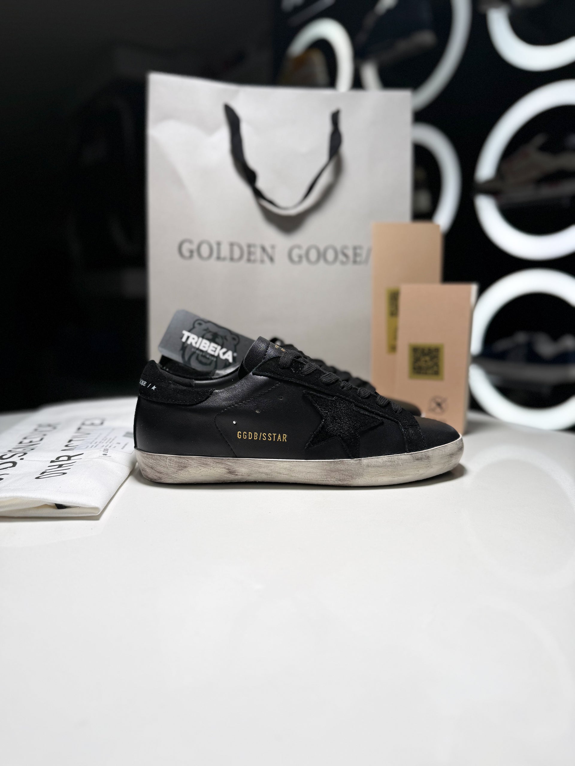 GOLDEN GOOSE SSTAR ALL BLACK