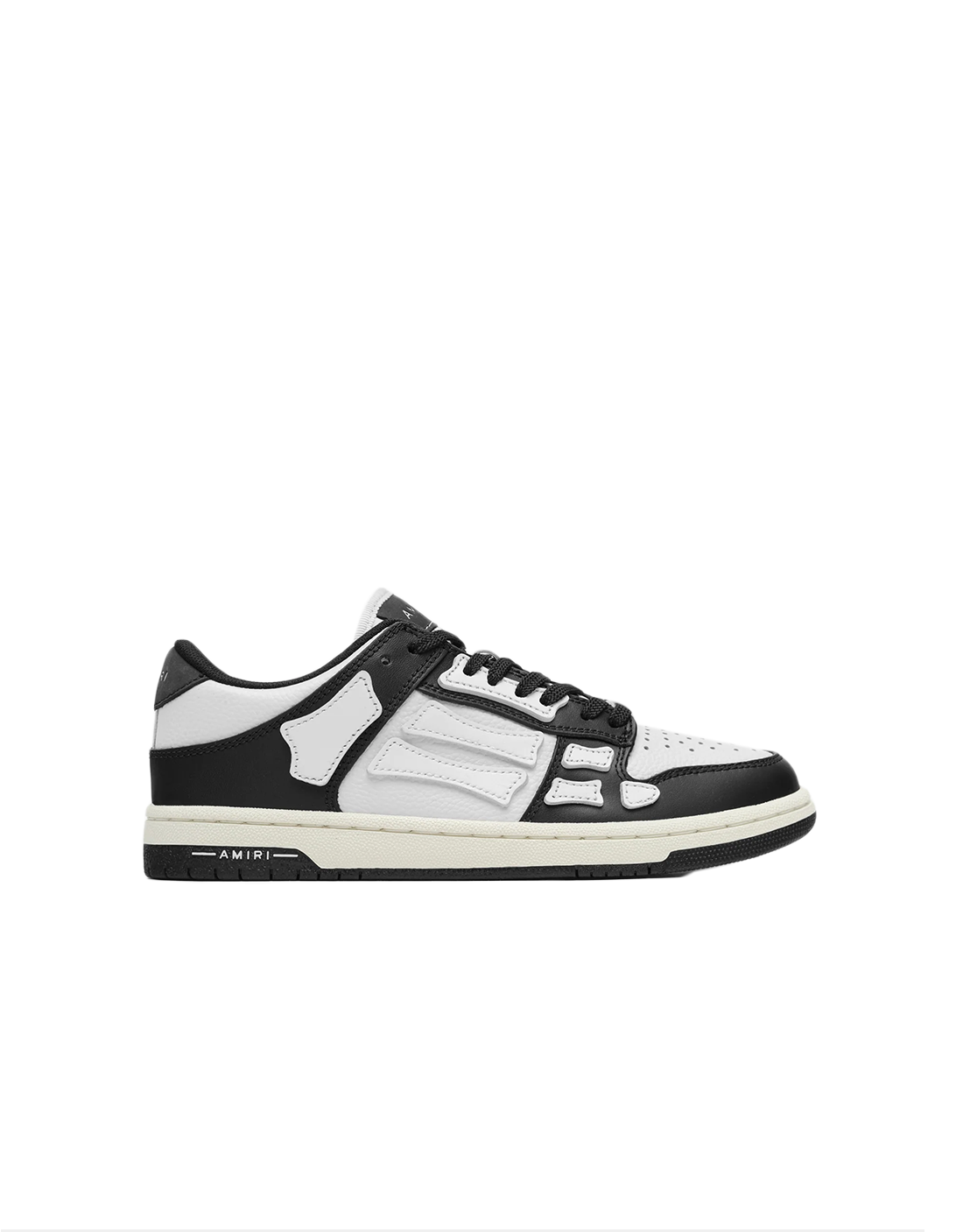 AMIRI SKELETON LOWTOP WHITE BLACK