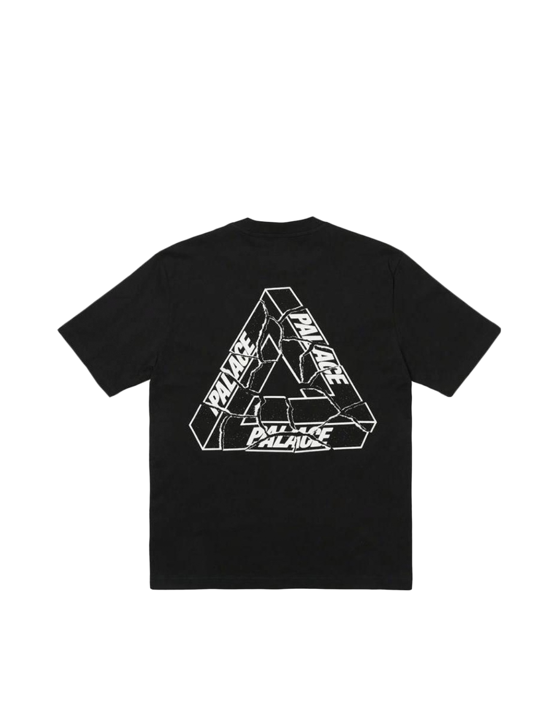 CAMISETA PALACE "TRI RIPPED" NEGRA