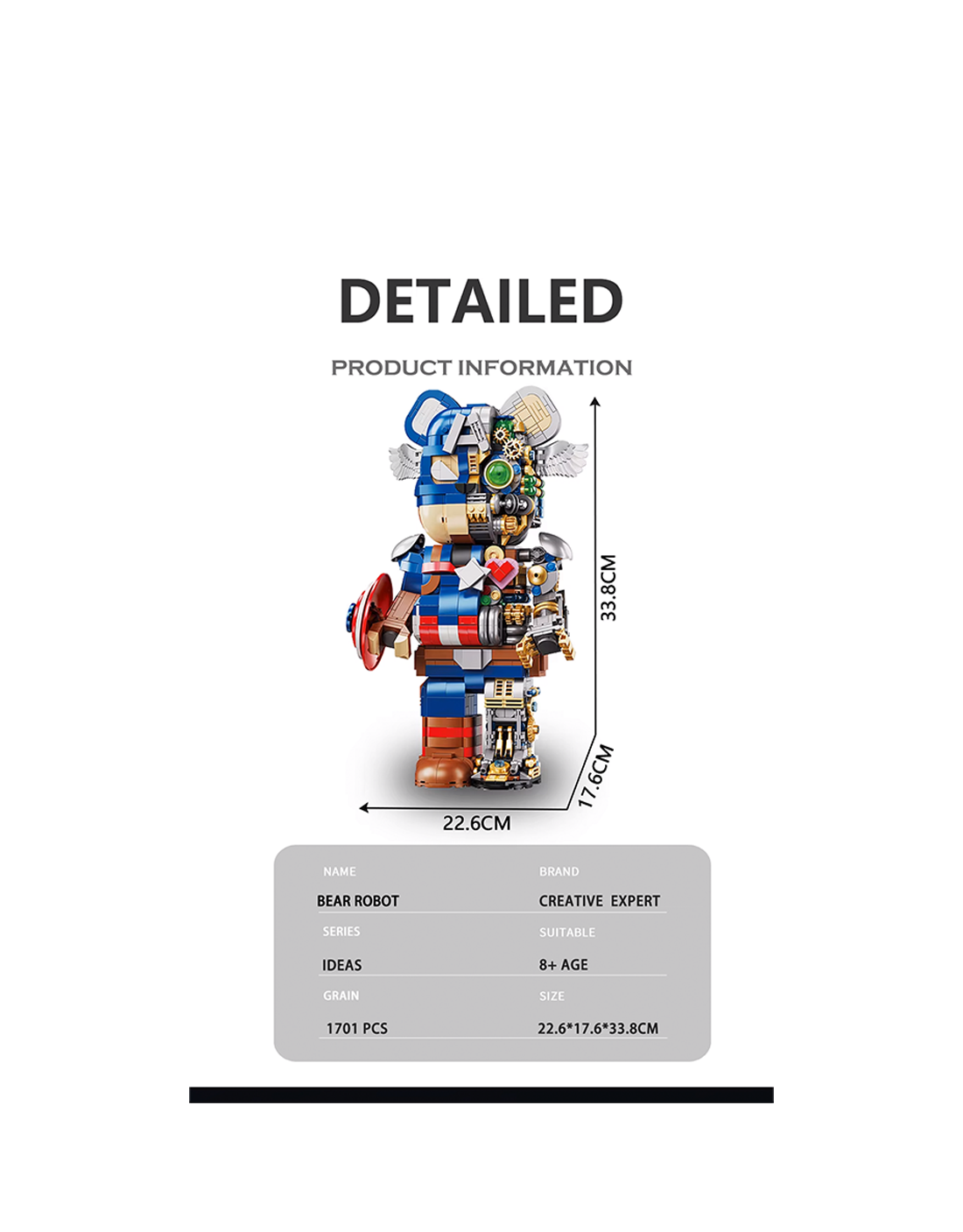 CAPITÁN AMERICA BRICK COLECCIONABLE
