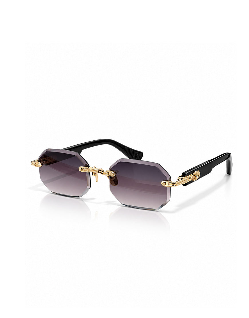 CHROME HEARTS DEEP VIII GREY/GOLD