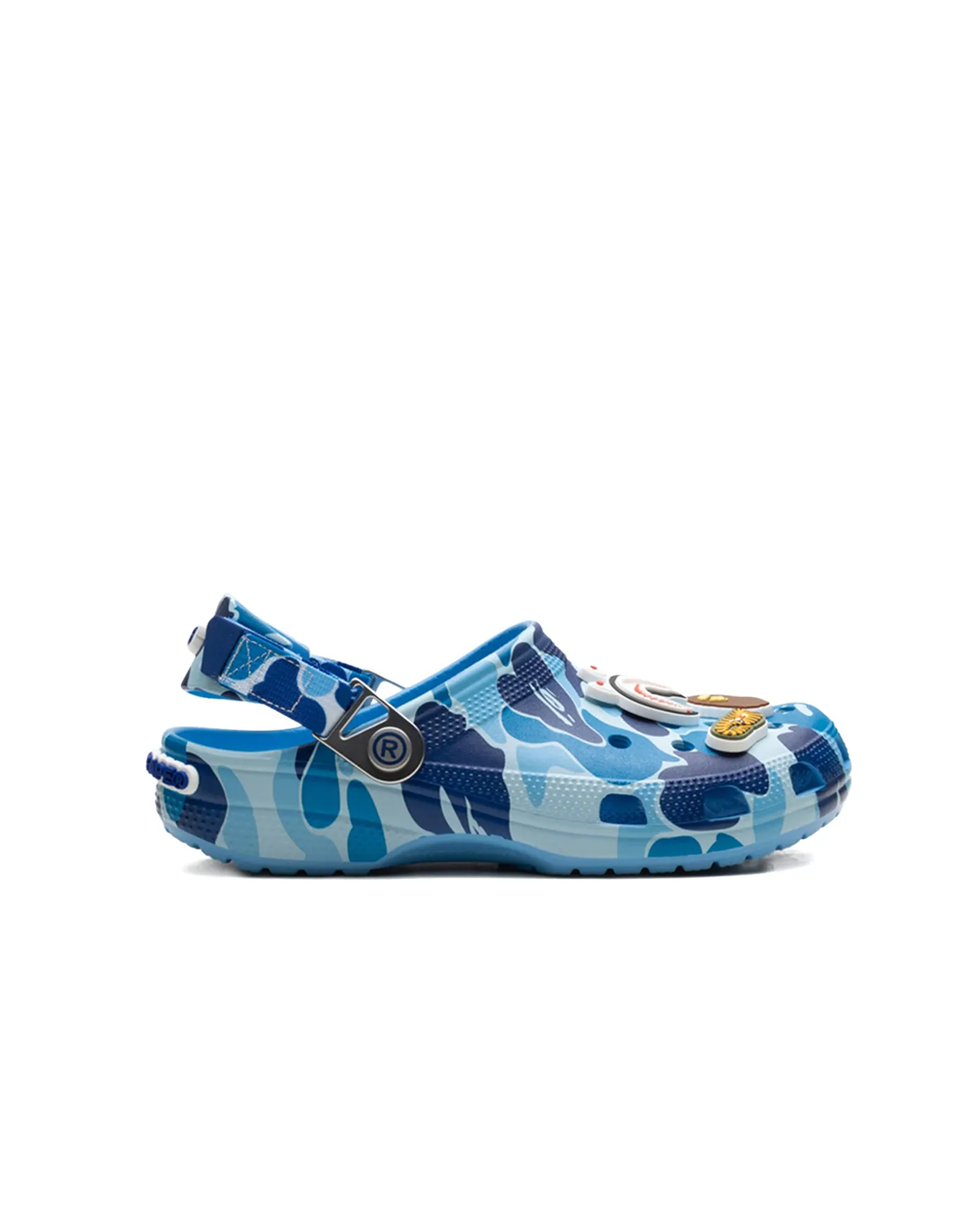 BAPE x CROCS BLUE CAMO