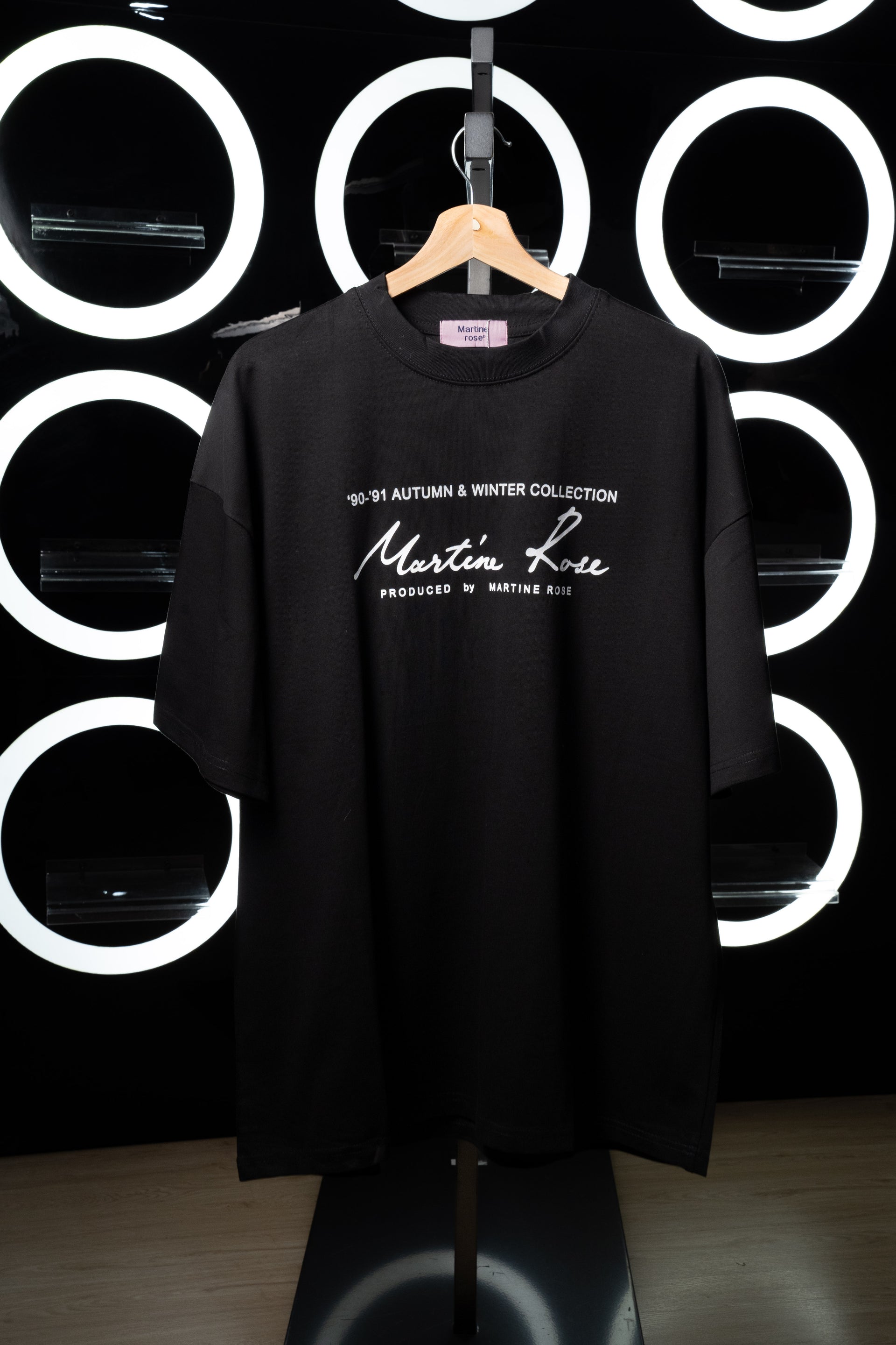 CAMISETA MARTINE ROSE "CLASSIC" NEGRO