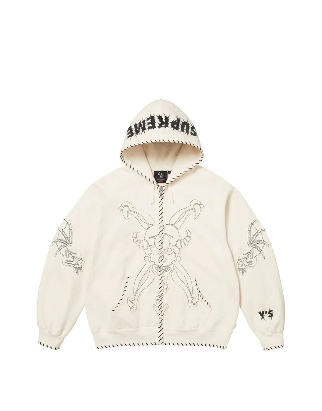 Hoodie Supreme Y's by Yohji Yamamoto Zip Up Beige