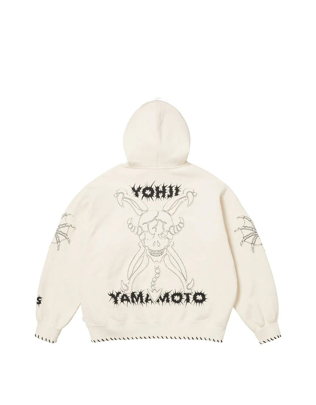 Hoodie Supreme Y's by Yohji Yamamoto Zip Up Beige