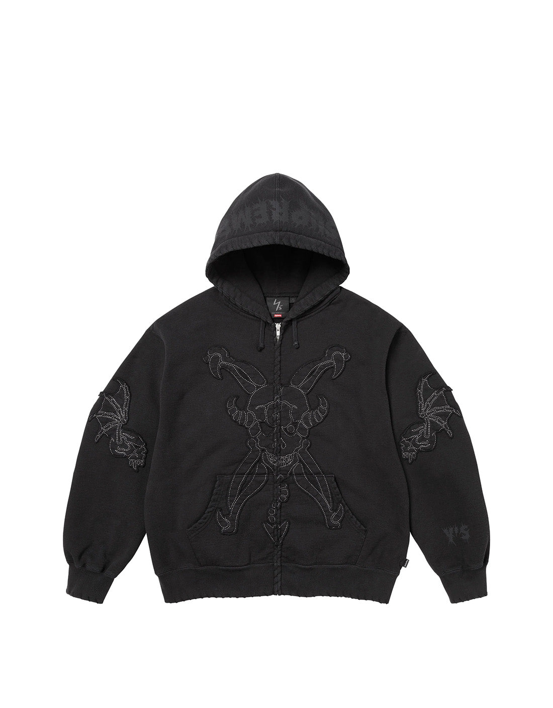 Hoodie Supreme Y's by Yohji Yamamoto Zip Up Black