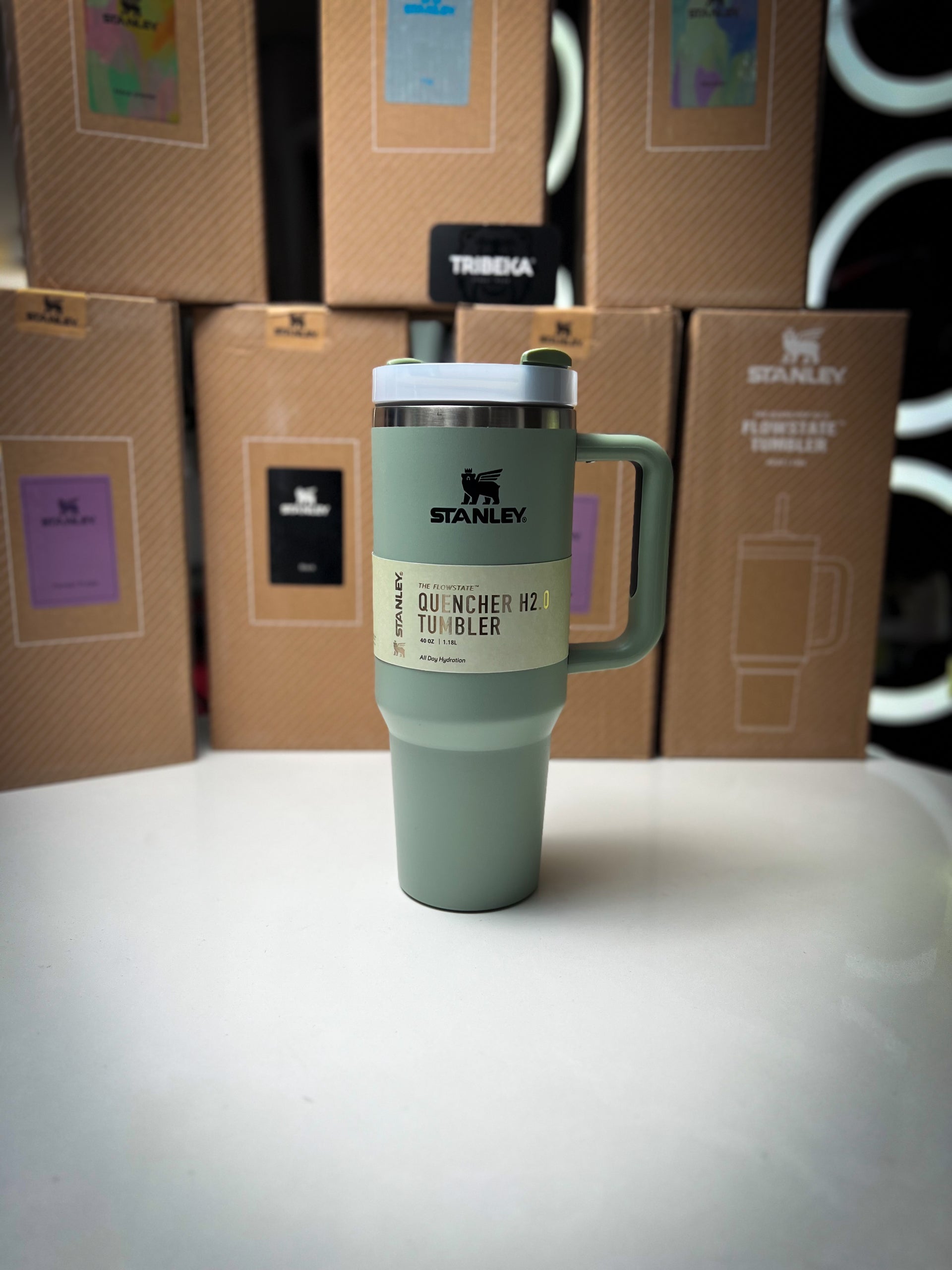 Termo Stanley Quencher 1.2 L (40 oz) military green
