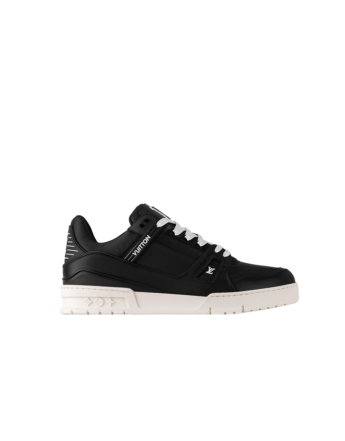 LV TRAINERS BLACK/WHITE SOLE