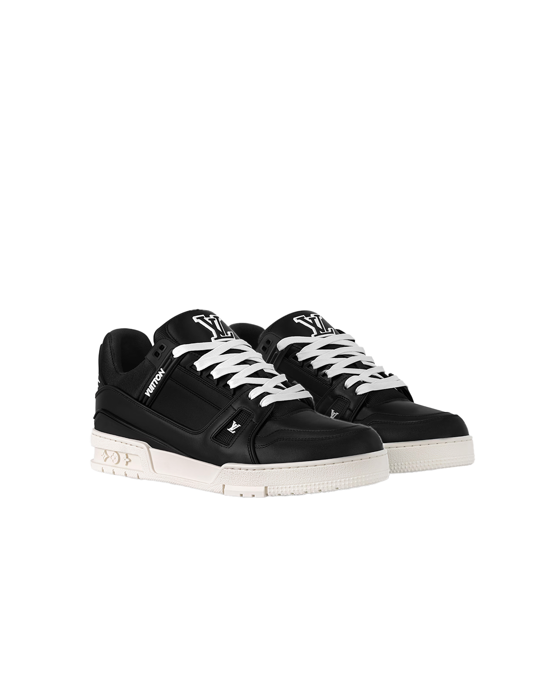 LV TRAINERS BLACK/WHITE SOLE