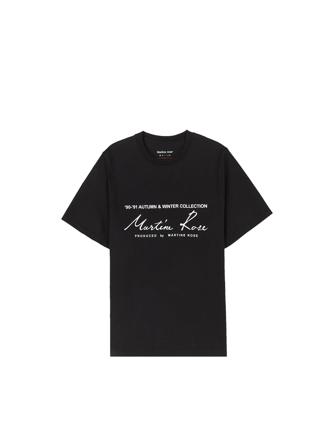 CAMISETA MARTINE ROSE "CLASSIC" NEGRO