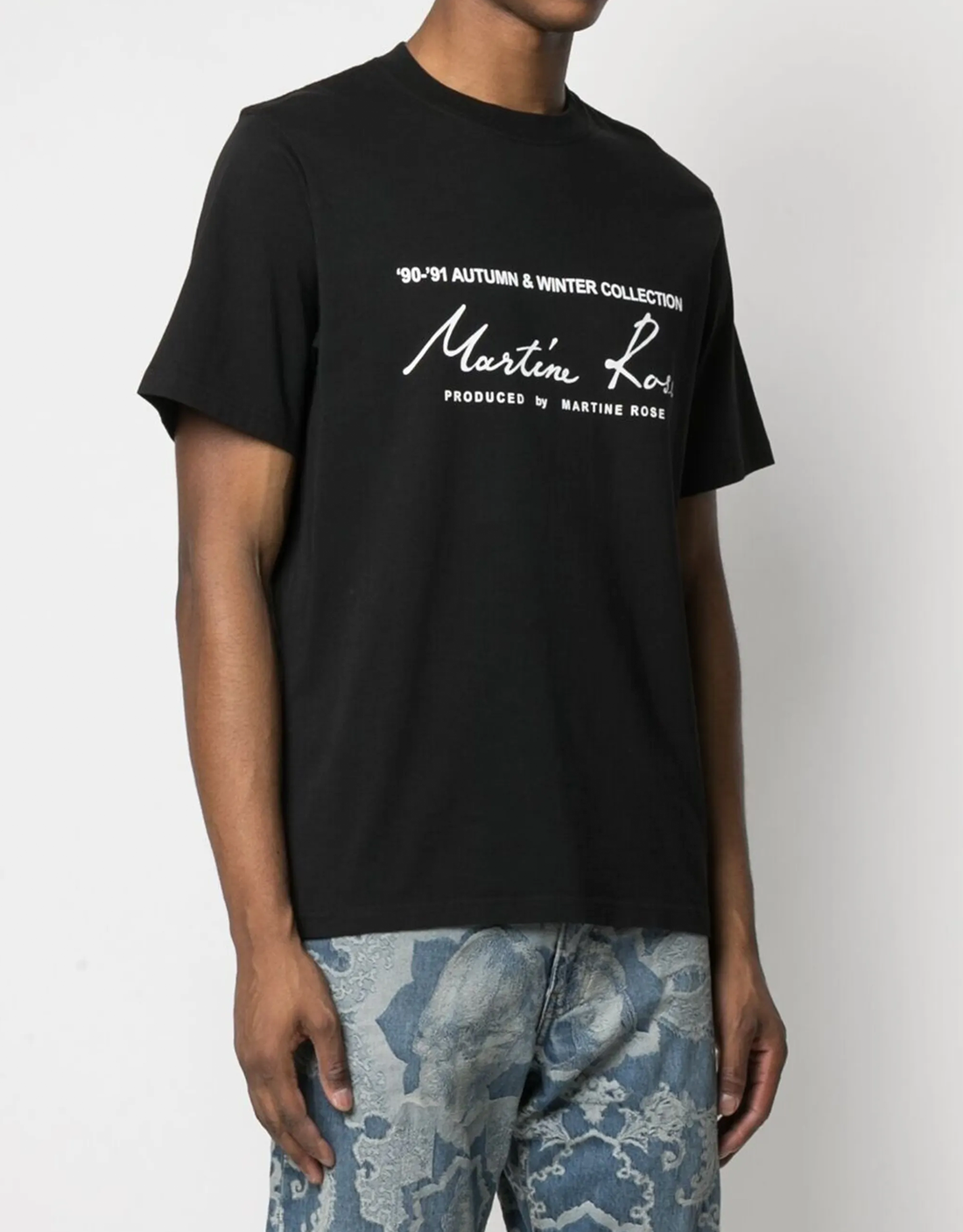 CAMISETA MARTINE ROSE "CLASSIC" NEGRO