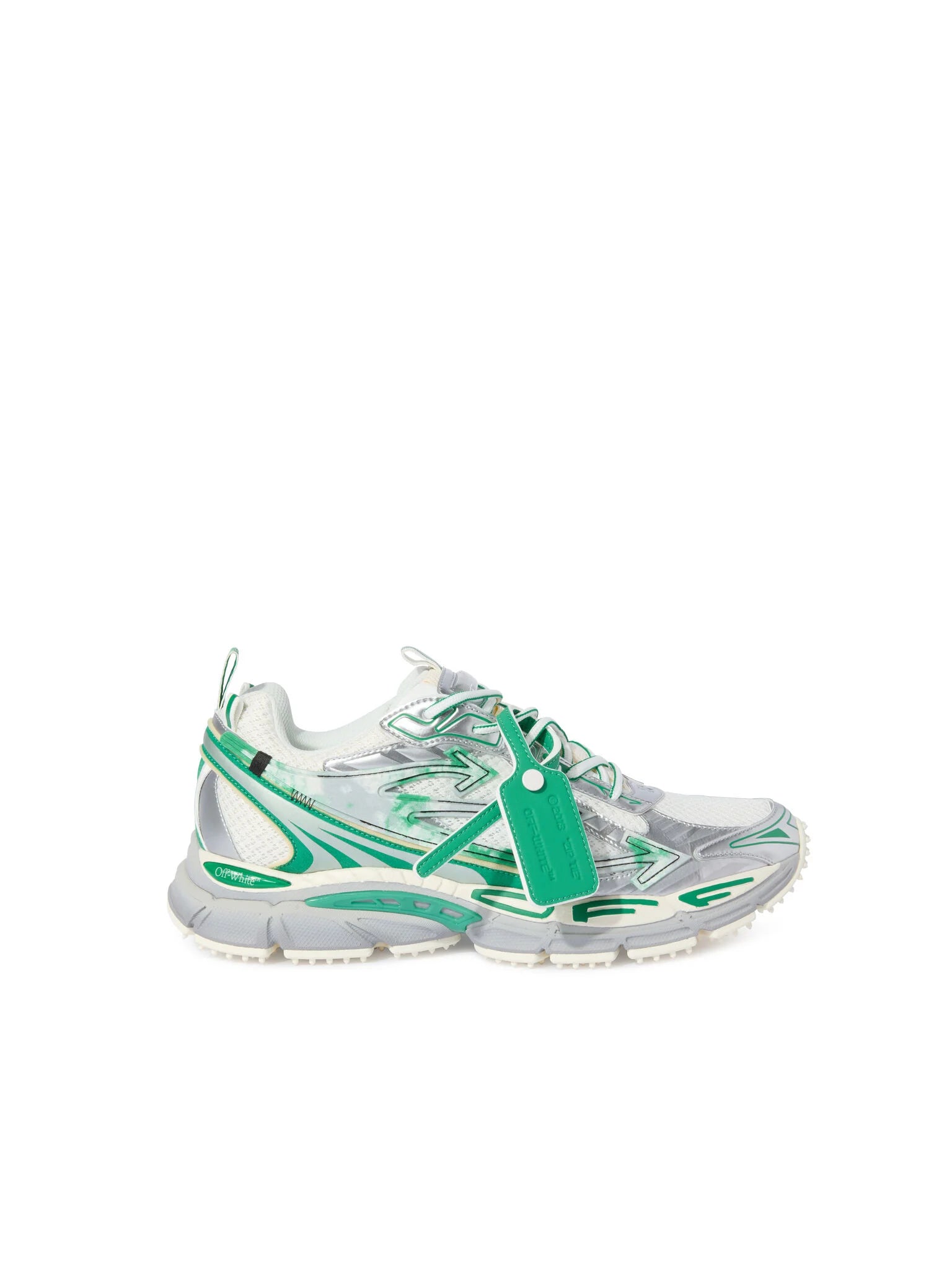 OFF WHITE "BE RIGHT BACK" SILVER TURQUOISE