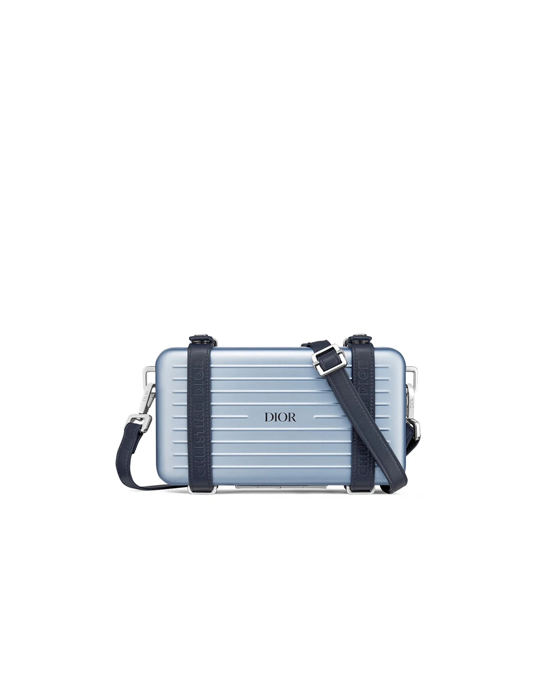 DIOR x RIMOWA BLUE PERSONAL CLUTCH ON