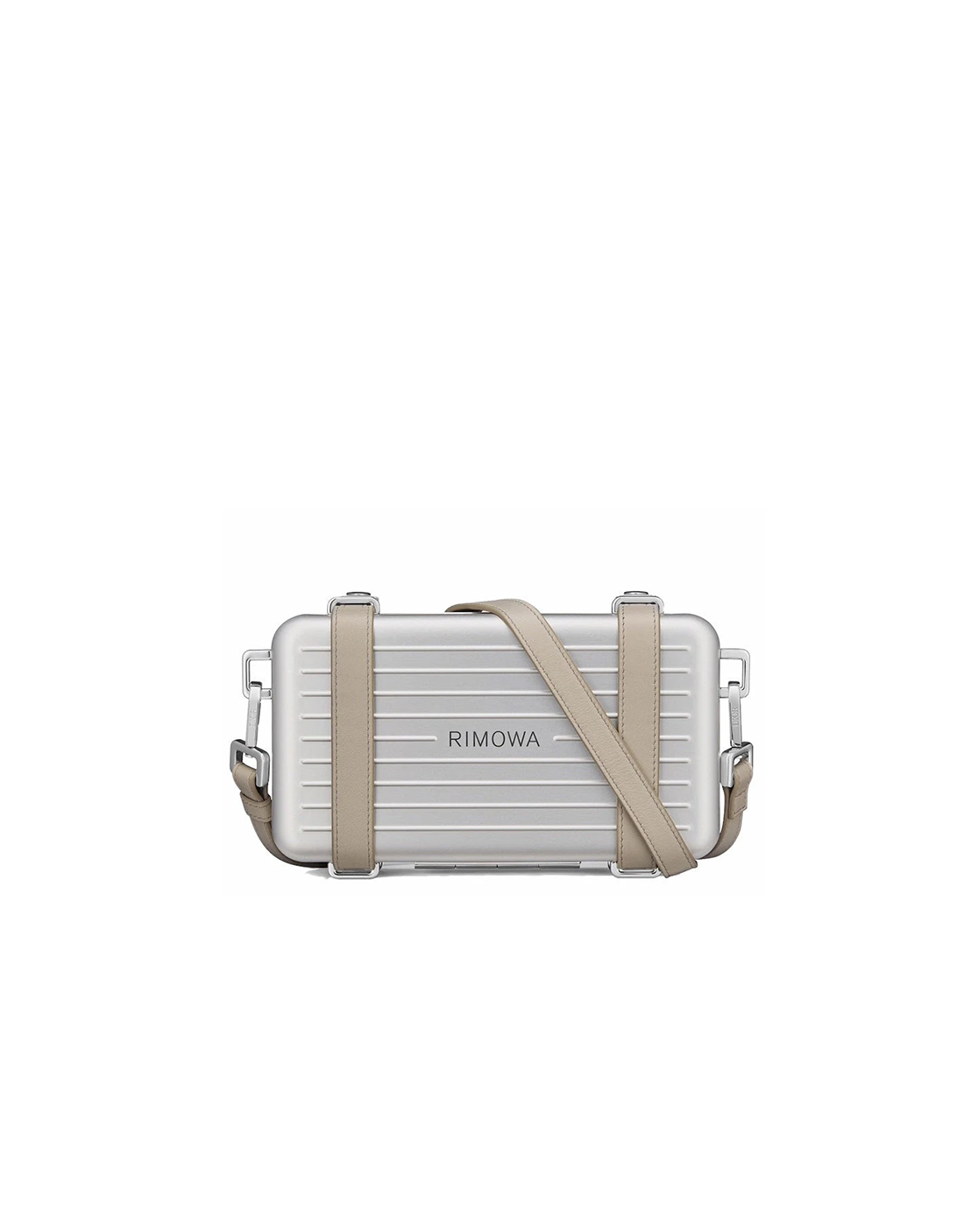 DIOR x RIMOWA SILVER PERSONAL CLUTCH ON