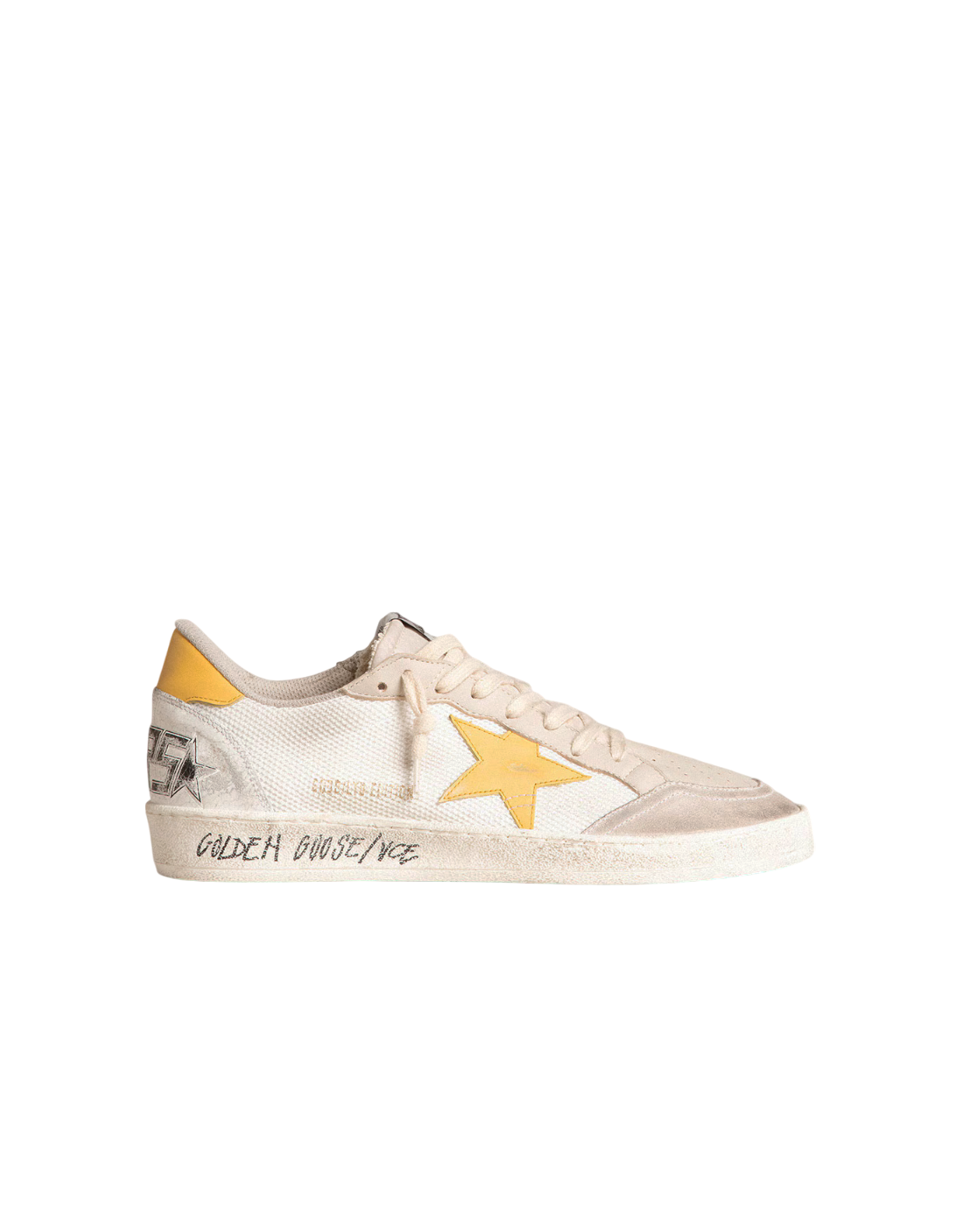 GOLDEN GOOSE BALLSTAR MESH YELLOW