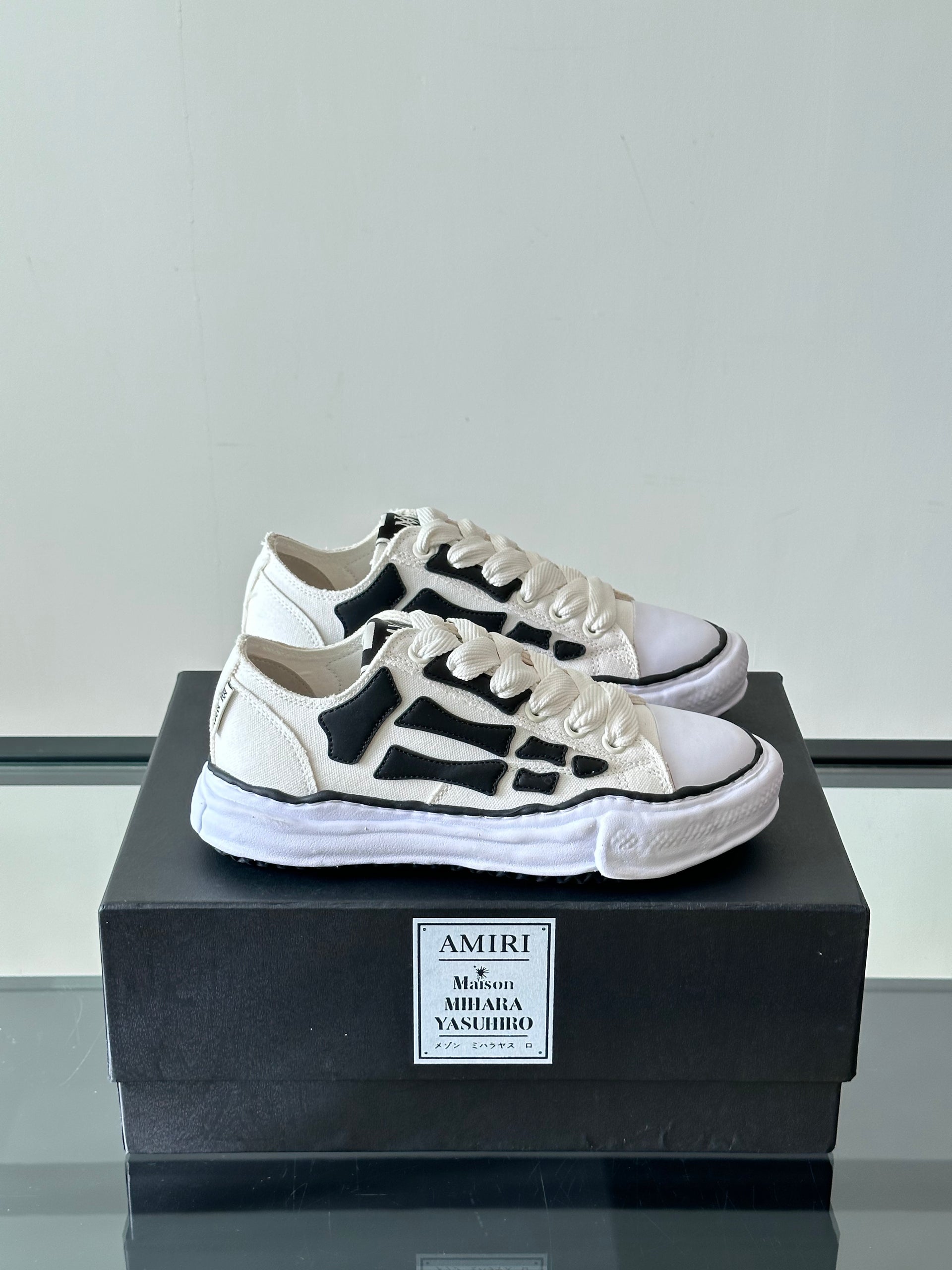 MMY x AMIRI WHITE BLACK BONE