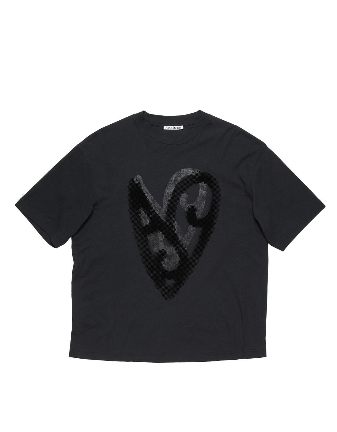 Camiseta Acne studios optic negra