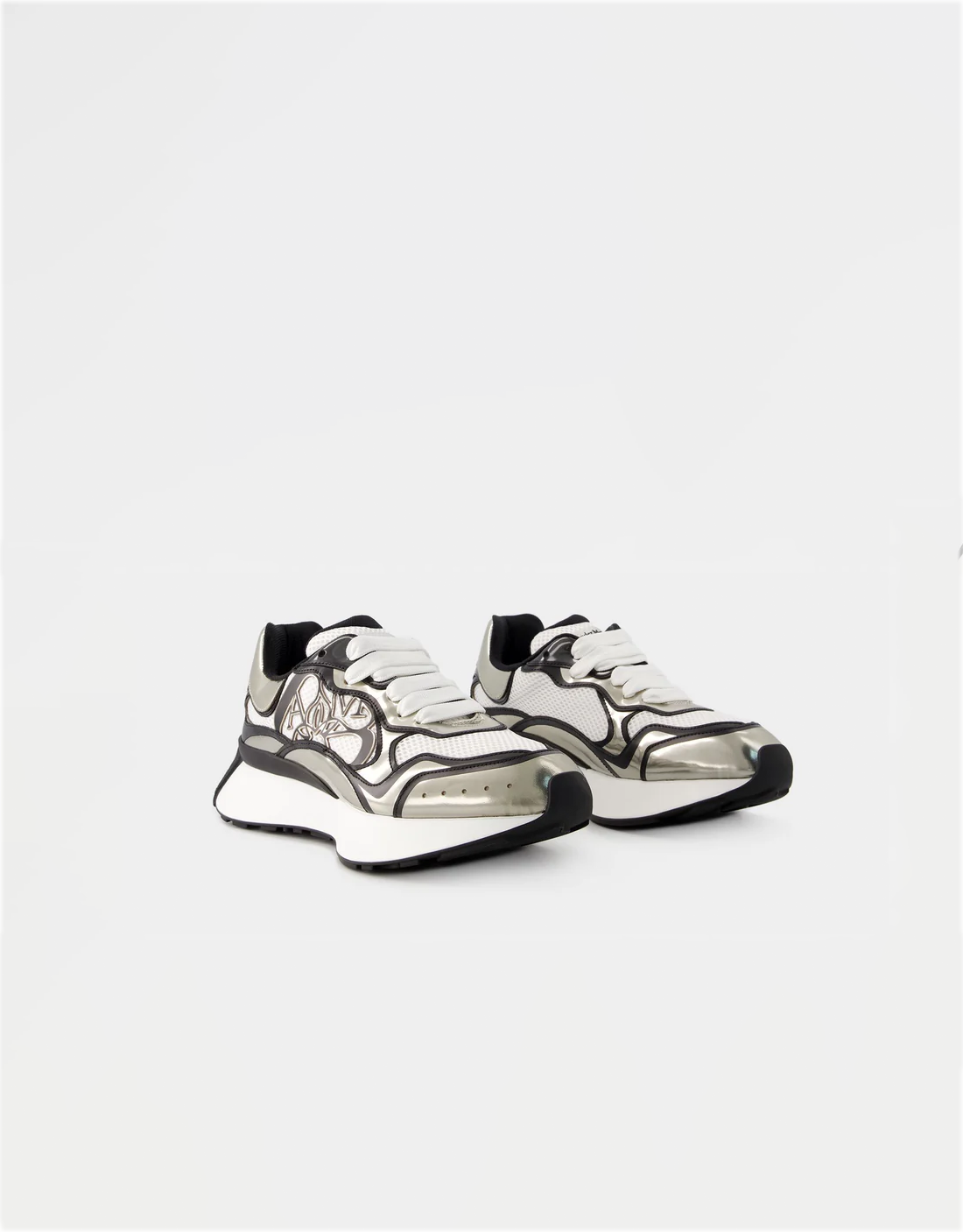Alexander Mcqueen Sprint runner white/silver