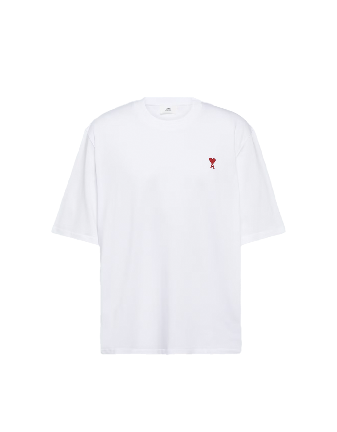 CAMISETA AMI PARIS WHITE LOGO