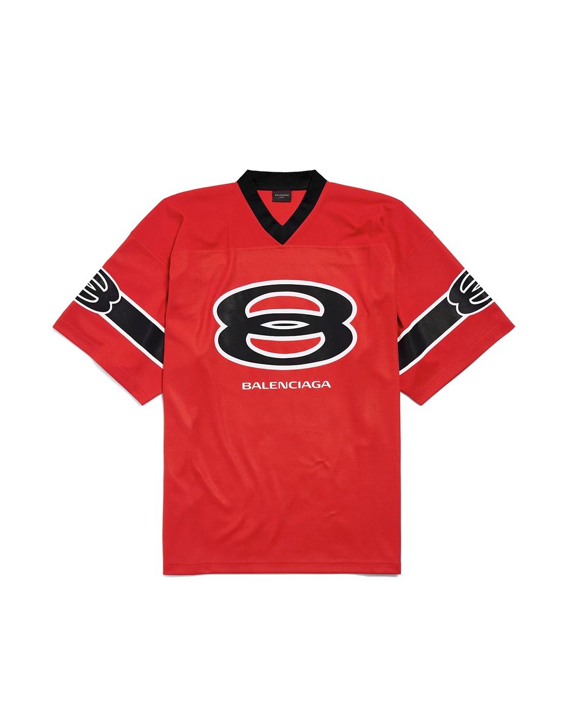 BALENCIAGA AMERICAN FOOTBALL TOP IN RED