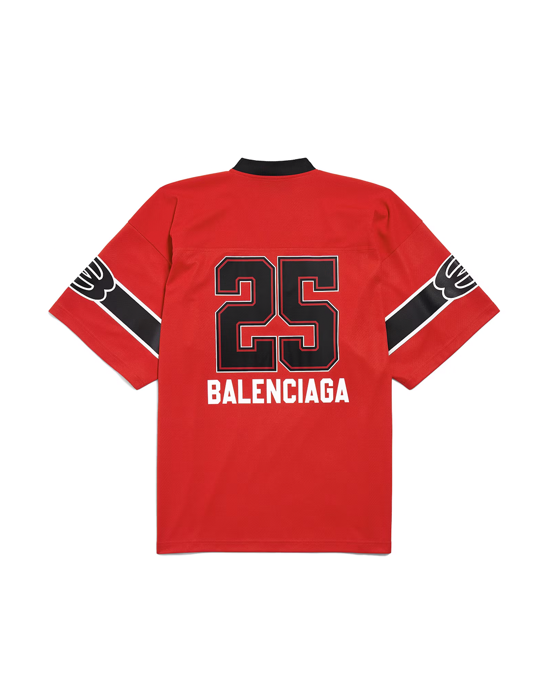 BALENCIAGA AMERICAN FOOTBALL TOP IN RED