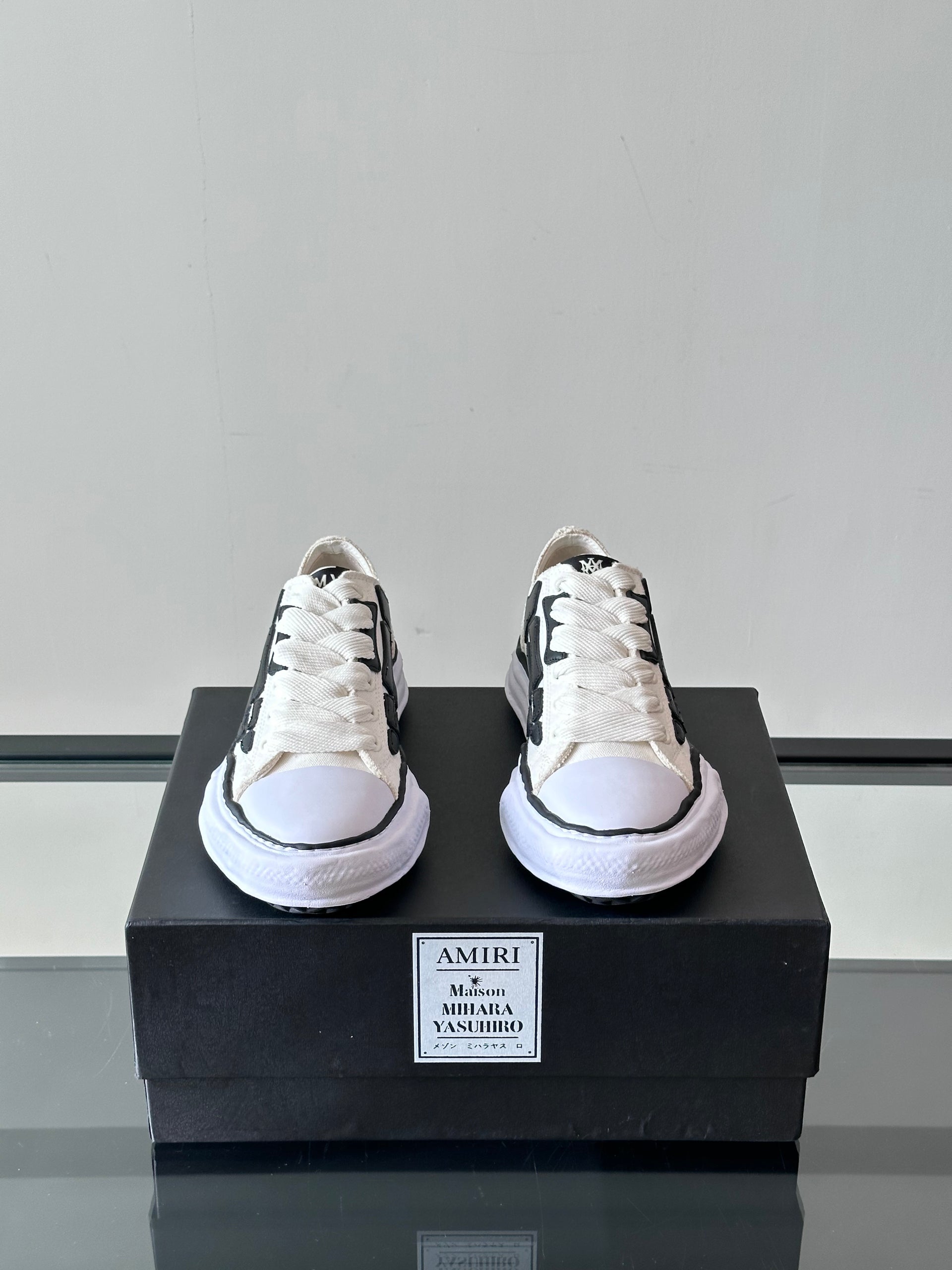 MMY x AMIRI WHITE BLACK BONE