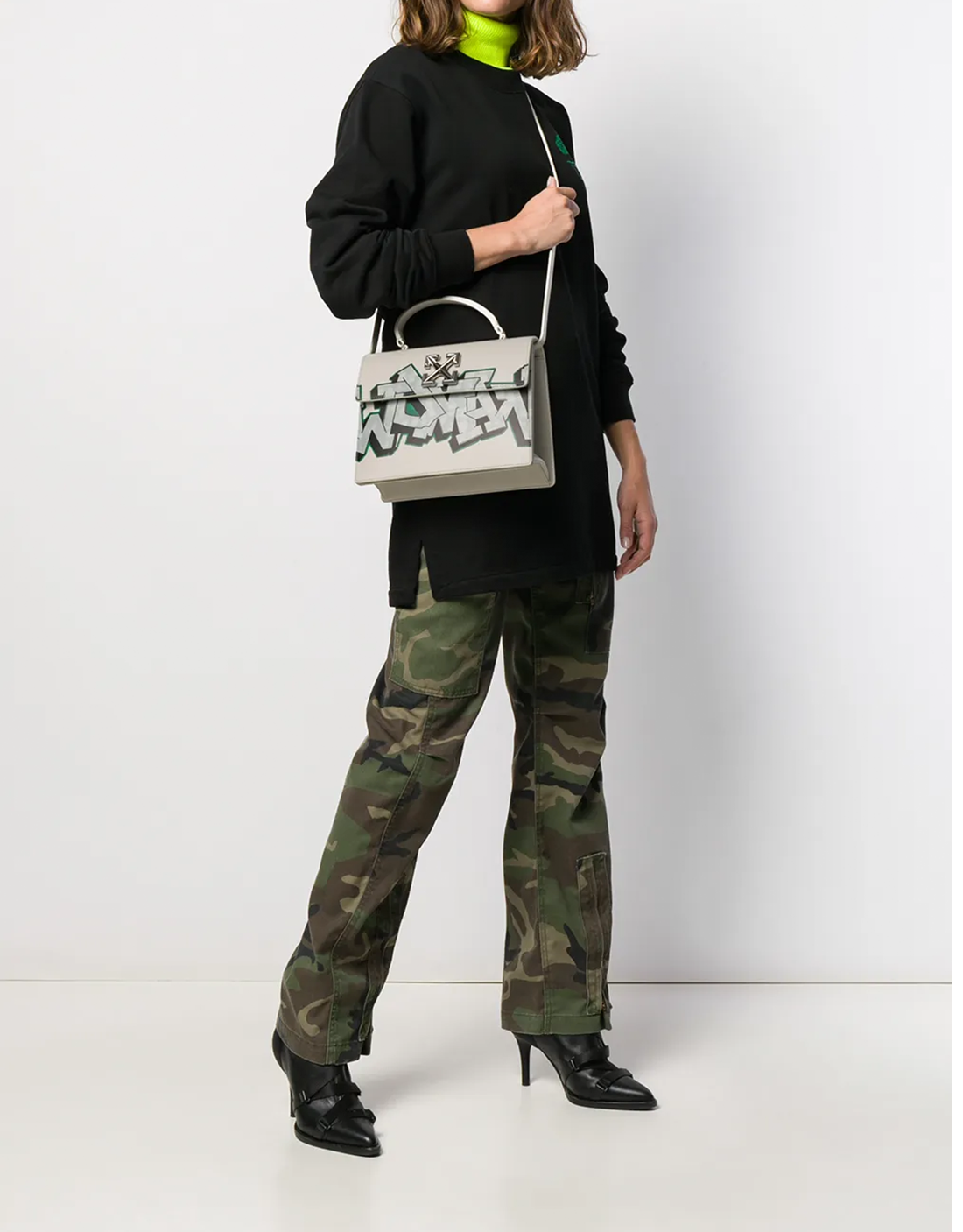 BOLSO OFF WHITE JITNEY 4.1 BLANCO
