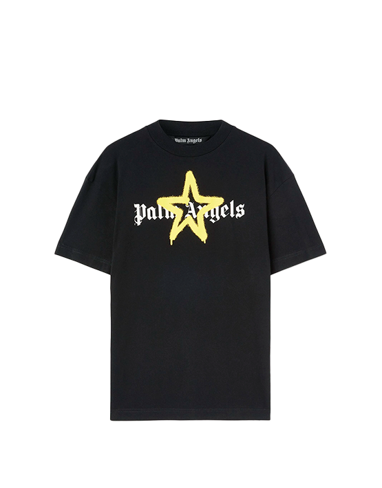 CAMISETA PALM ANGELS YELLOW STAR
