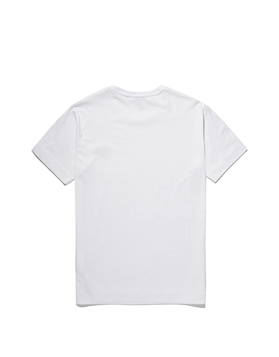 CAMISETA COMME DES GARCON WHITE BLACK HEART