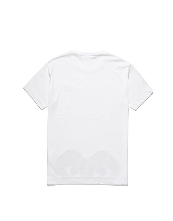 CAMISETA COMME DES GARCON WHITE BOTTOM HEART