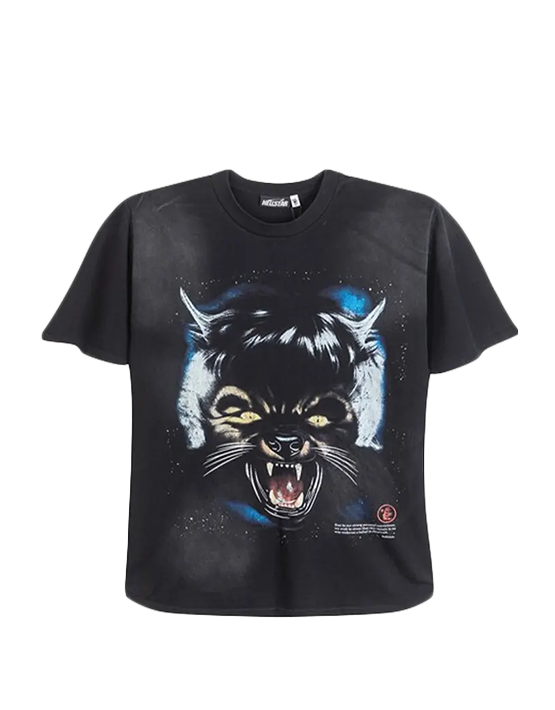 CAMISETA HELLSTAR WOLD BLACK WASHED