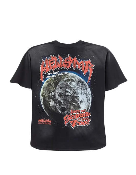 CAMISETA HELLSTAR WOLD BLACK WASHED