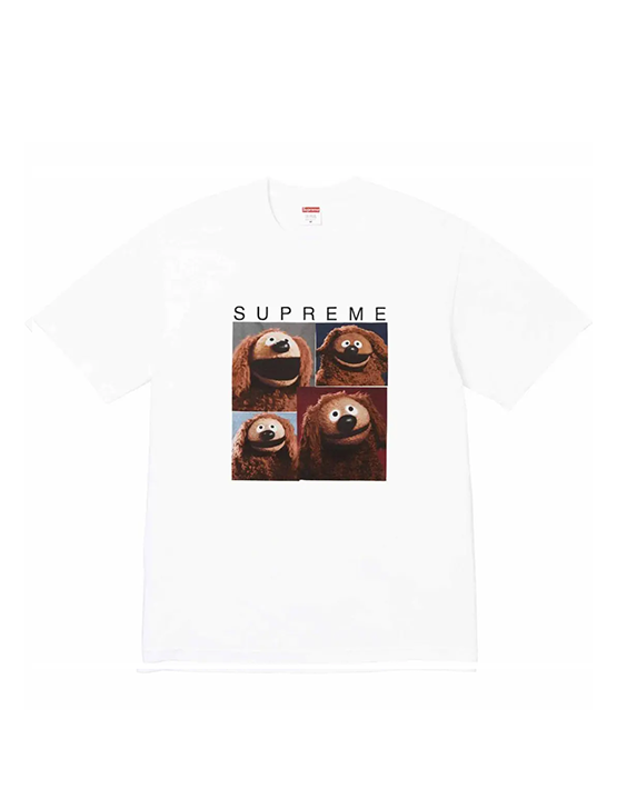CAMISETA SUPREME ROWFL BLANCA