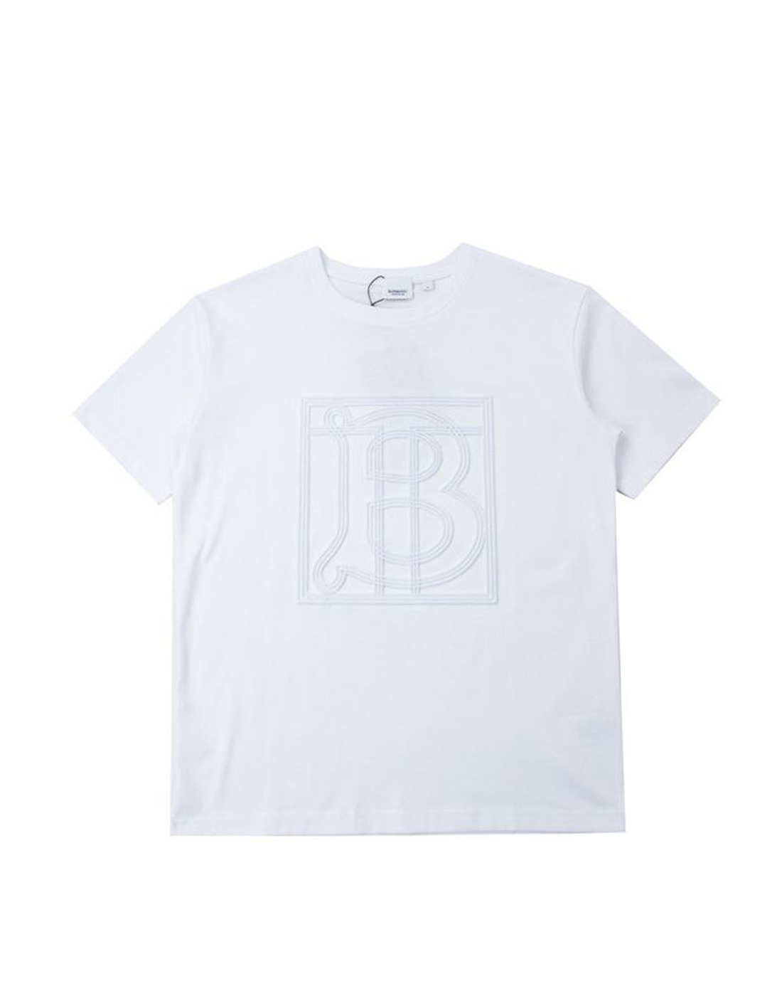 CAMISETA BURBERRY EMBROIDERY BLANCA