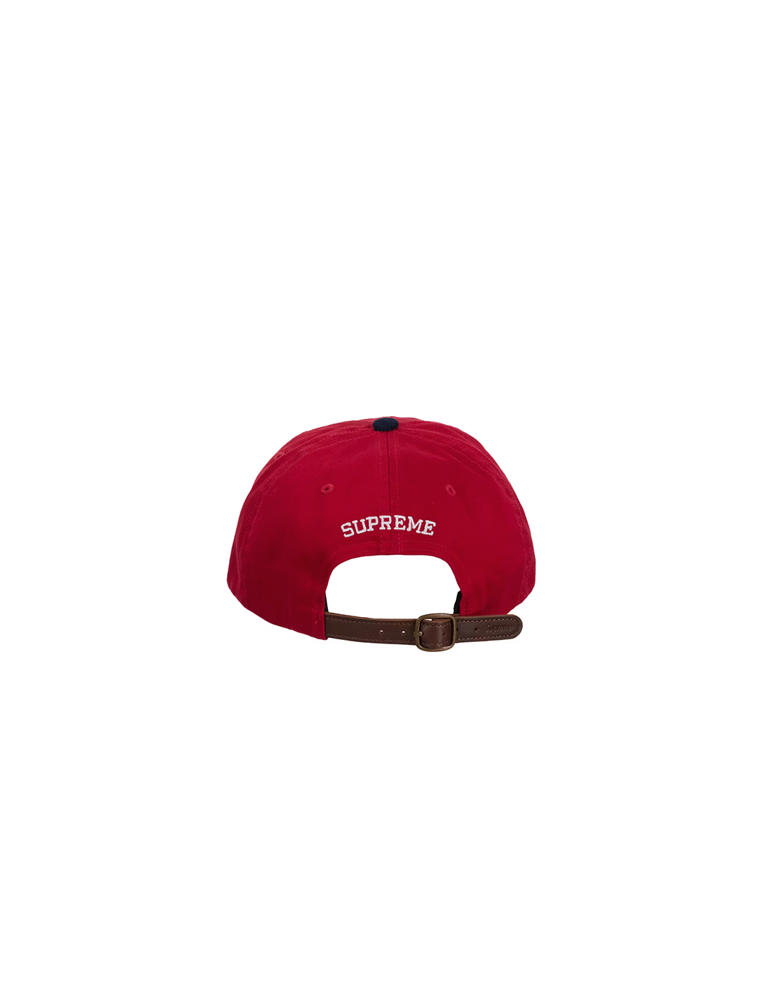 GORRA SUPREME S LOGO 6 PANELS RED/BLUE