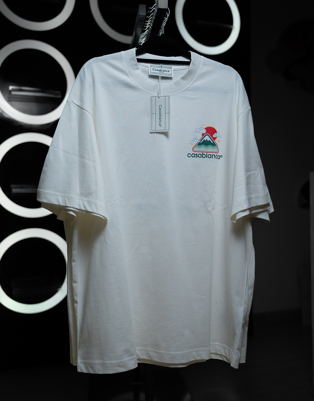 CAMISETA CASABLANCA BLANCA MONTAGNE ONDULE