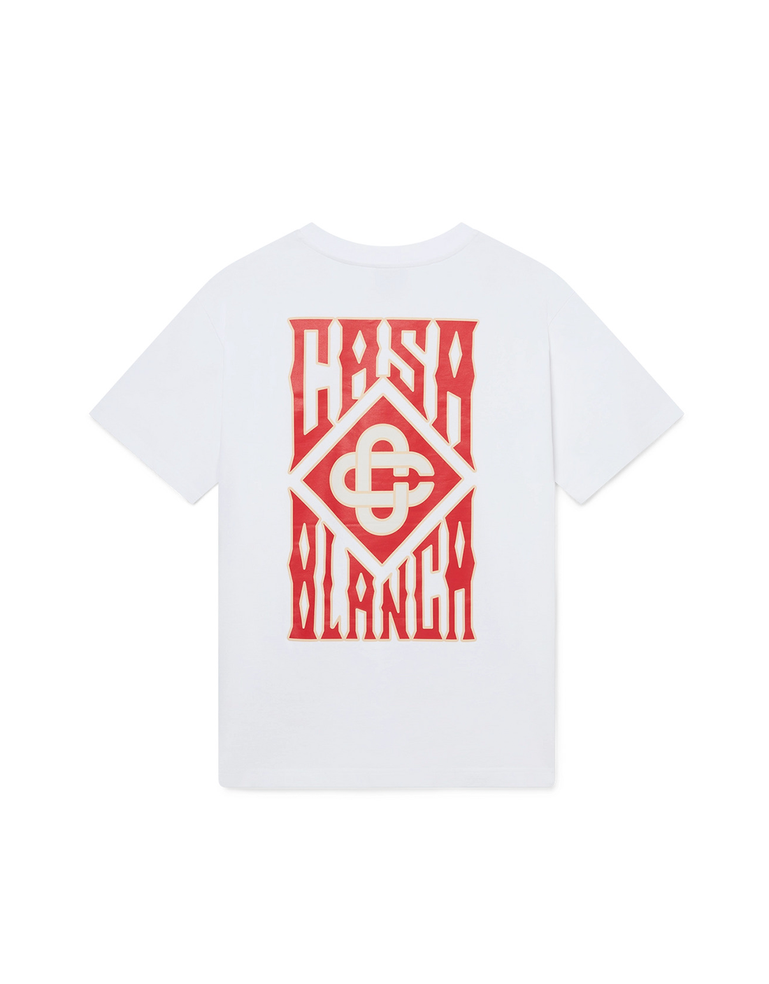 CAMISETA CASABLANCA GOTHIC LOGO BLANCA