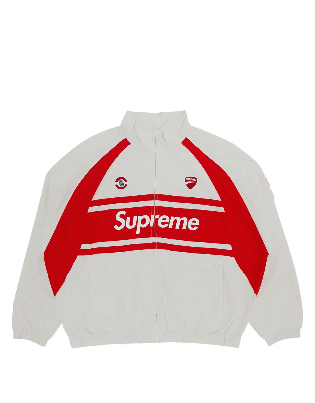 Chaqueta Supreme x Ducatti Track White