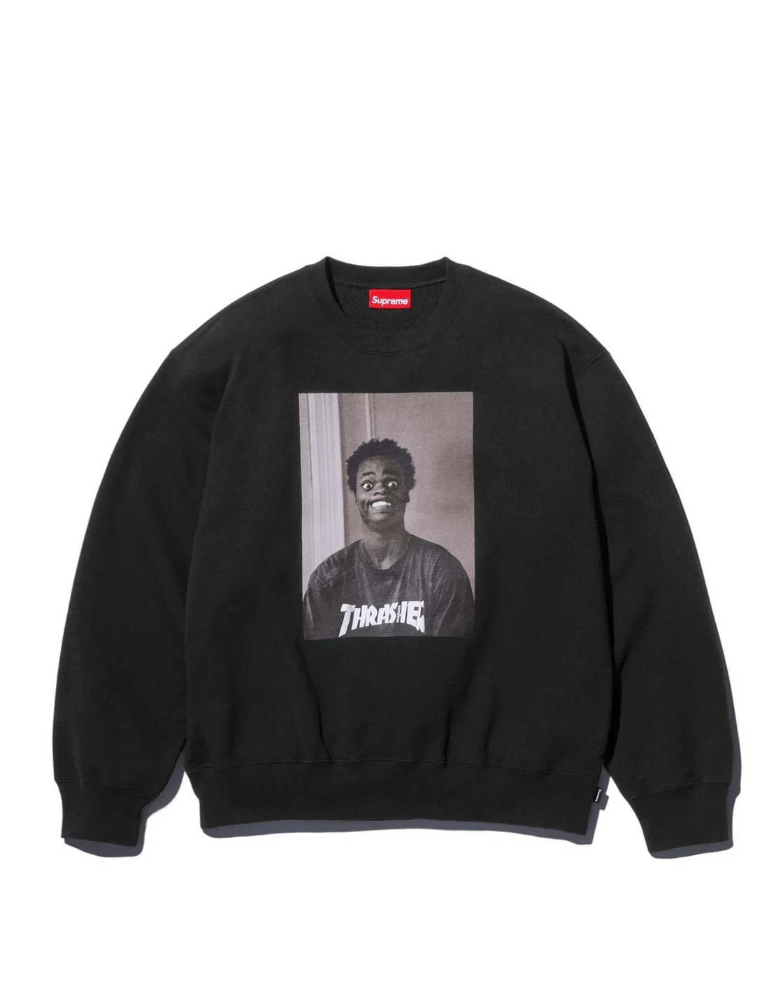 Crewneck supreme x trasher black