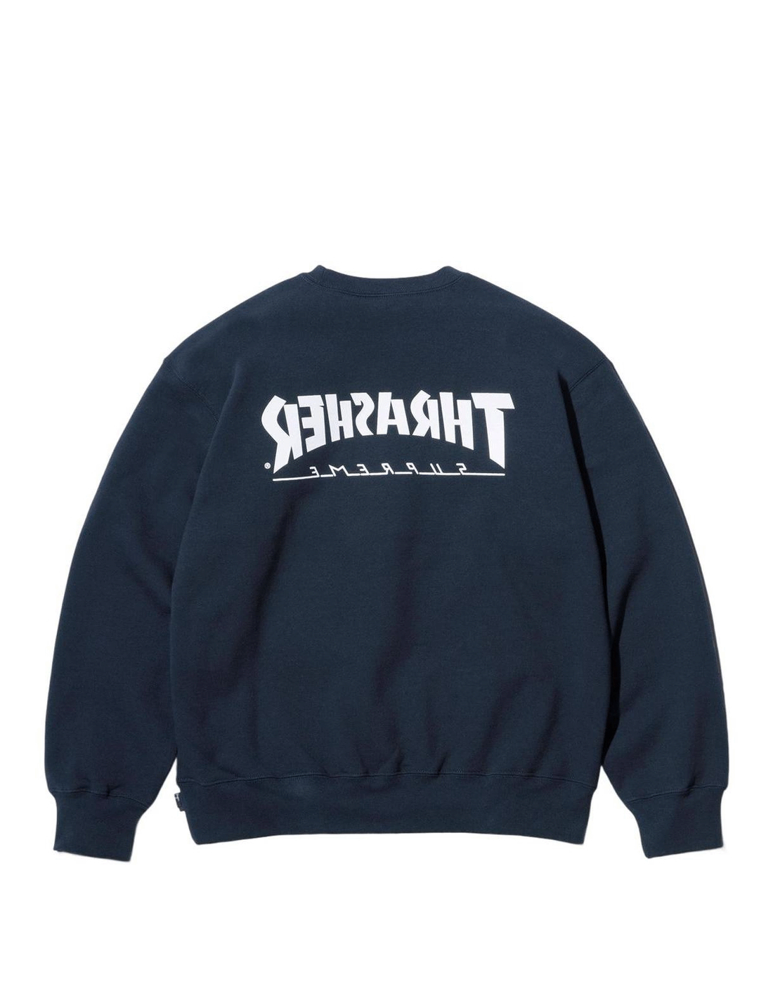 Crewneck supreme x trasher blue