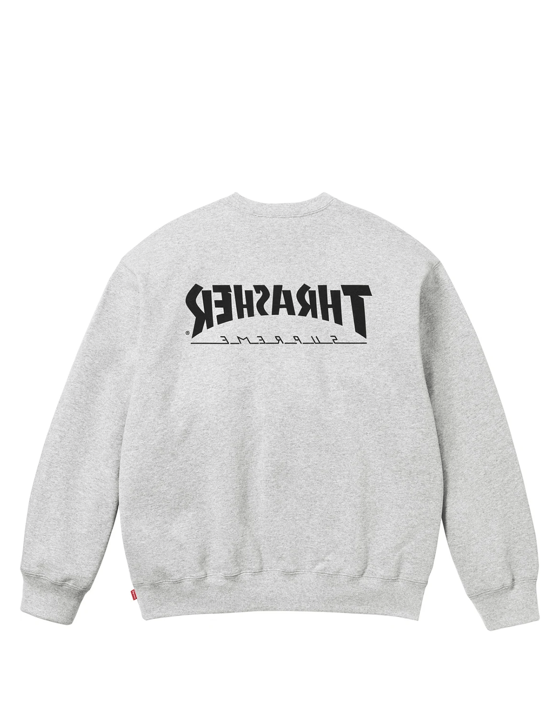 Crewneck supreme x trasher grey