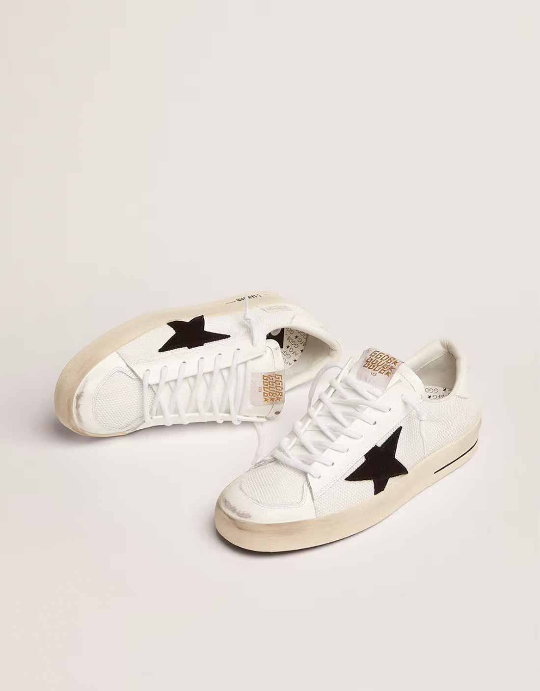 Golden goose STARDAN "white" blackstar