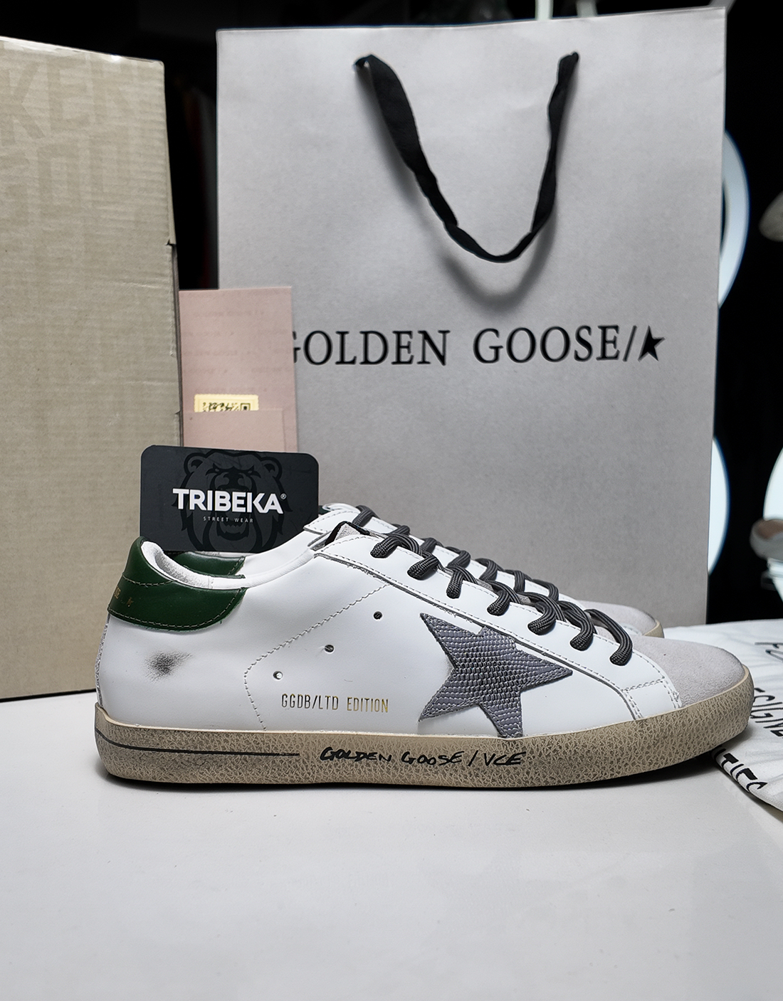 GOLDEN GOOSE SSTAR LTD GREEN VICE
