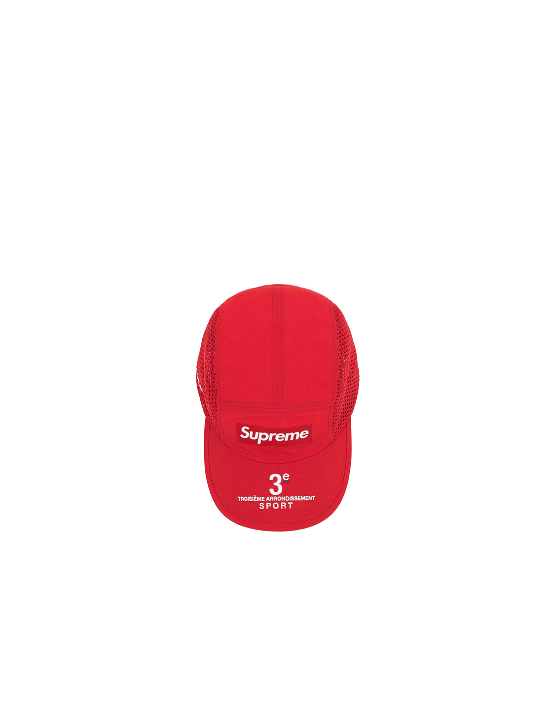 GORRA SUPREME MESH SIDE PANEL CAMP RED