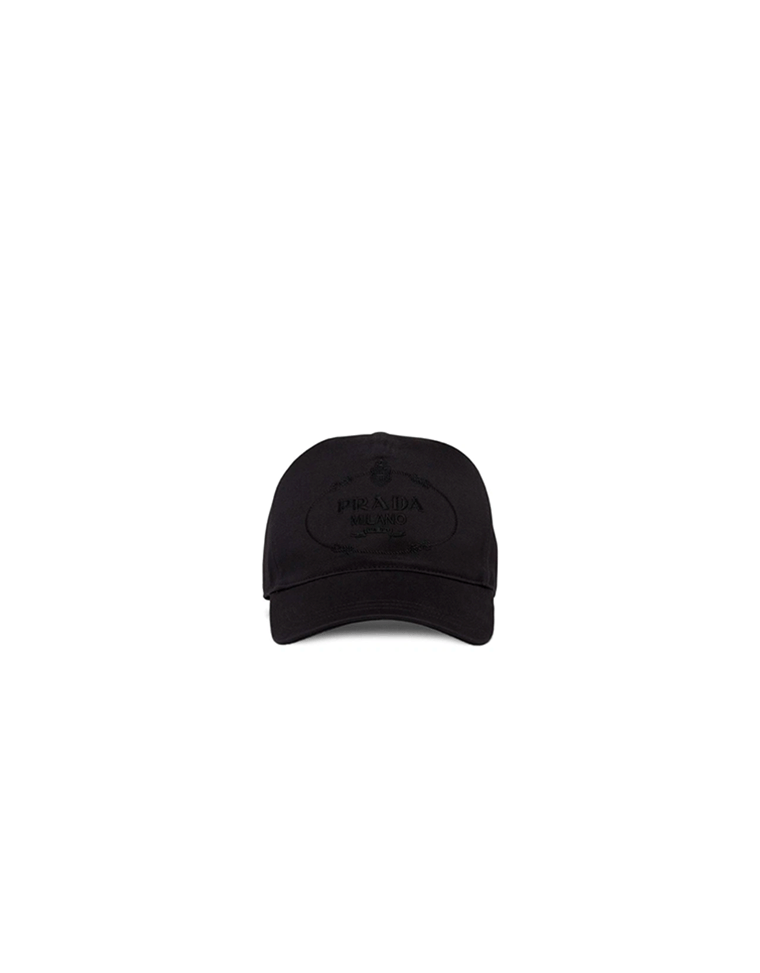 PRADA LOGO BORDADO NEGRO