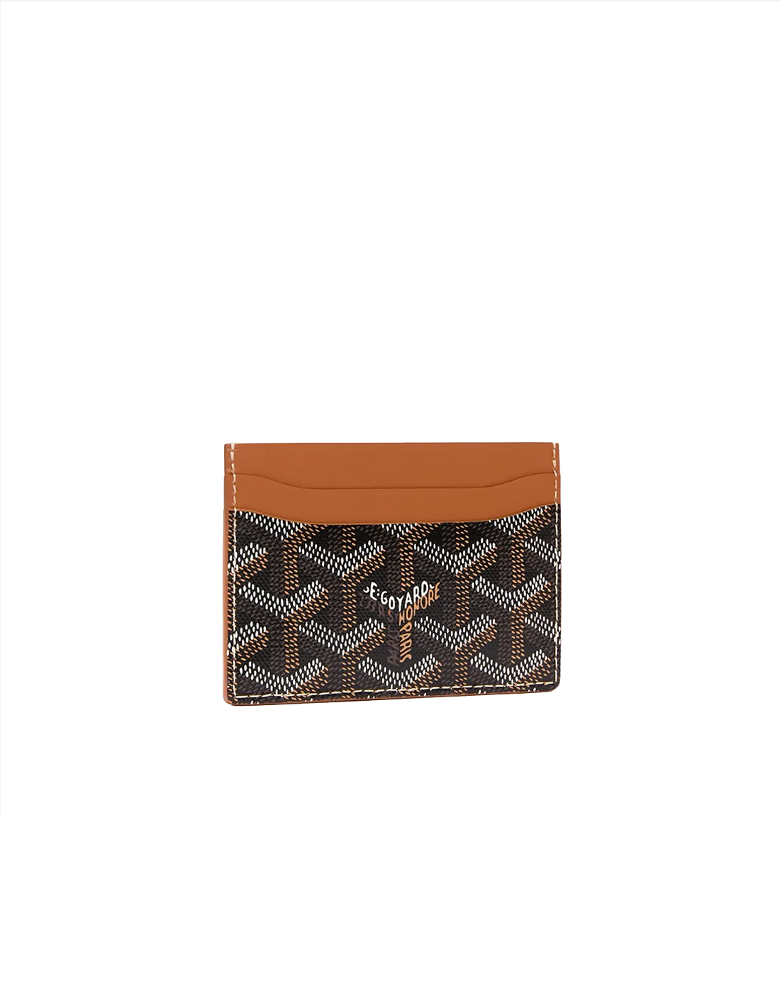 TARJETERO GOYARD SAINT SULPICE BLACK/BROWN