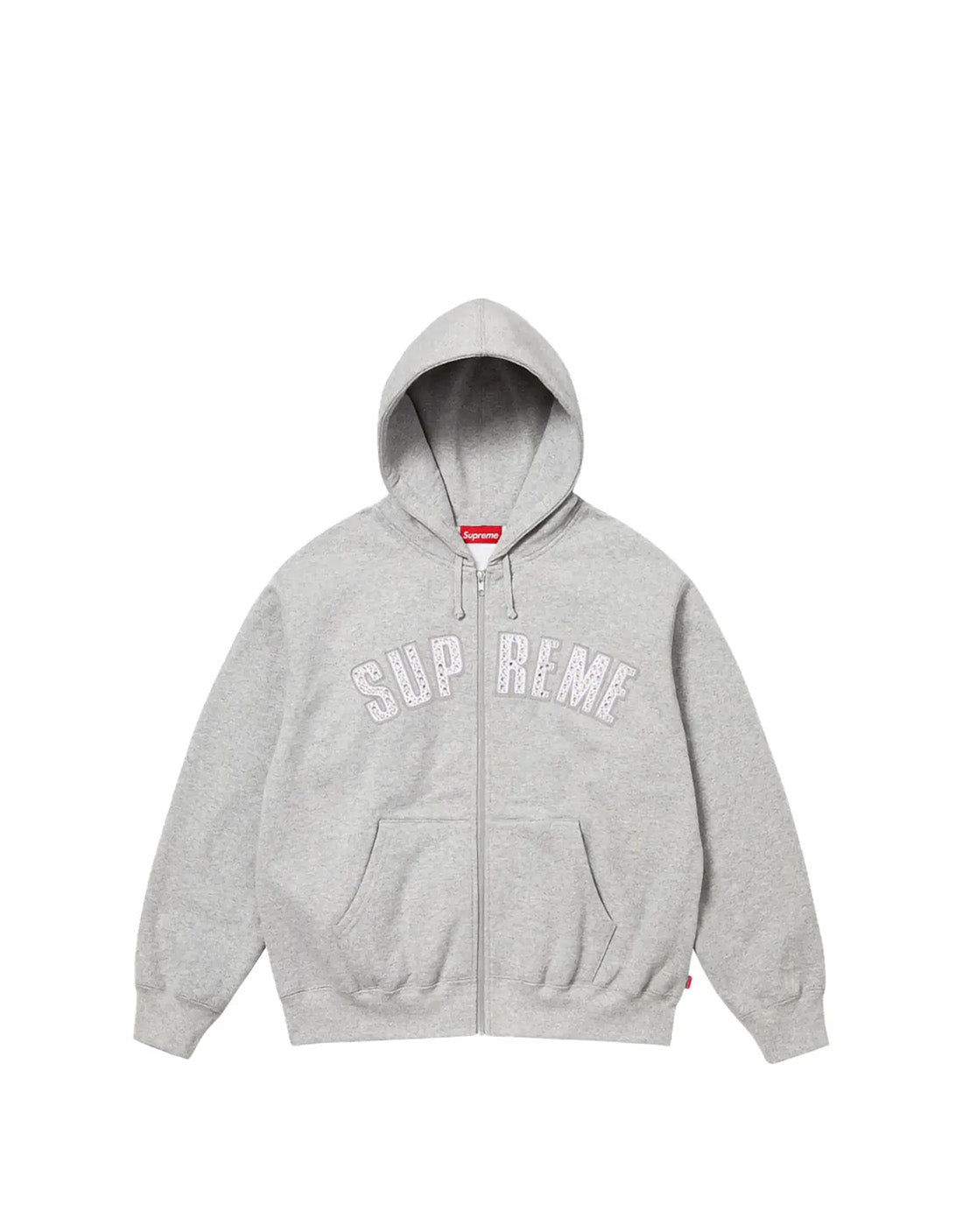 Hoodie Supreme b.b. Simon Zip Up Grey