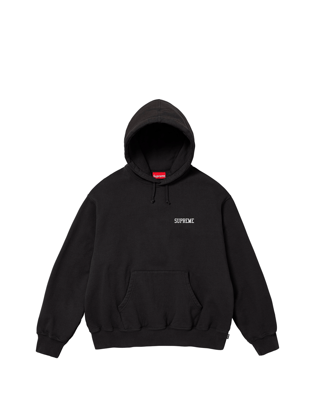 Hoodie supreme on god black